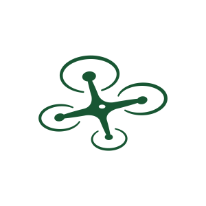 Drone Center Logo - green