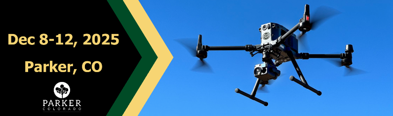 December 2025 Drone Flight School Banner with a flying drone