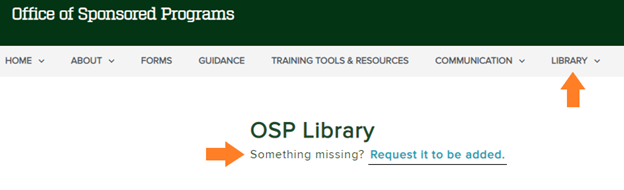 OSP Library screenshot