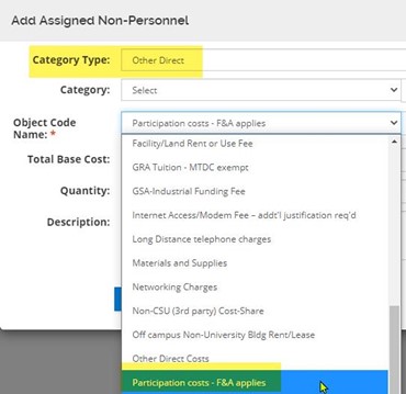 Add Assigned Non Personnel