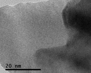 TEM of SnO2 nanobrushes